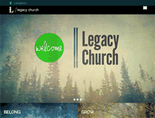 Tablet Screenshot of legacyknoxville.com